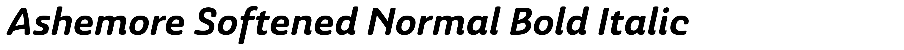 Ashemore Softened Normal Bold Italic